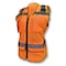 Radians Hi-Vis Ladies Hvy Dty Surv Safety Vest-Org-2X SV59W-2ZOM-2X - alternate 1